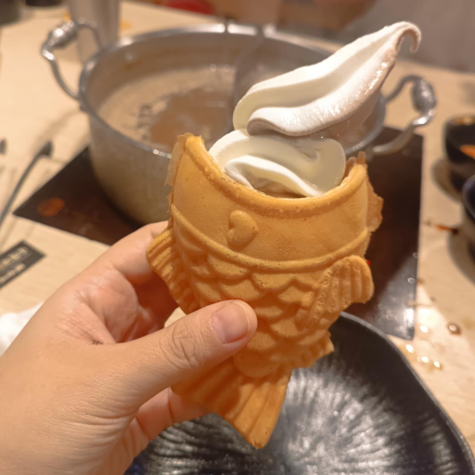 和牛涮-鯛魚燒霜淇淋