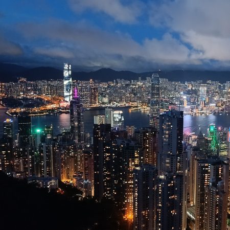 香港 維多利亞港夜景