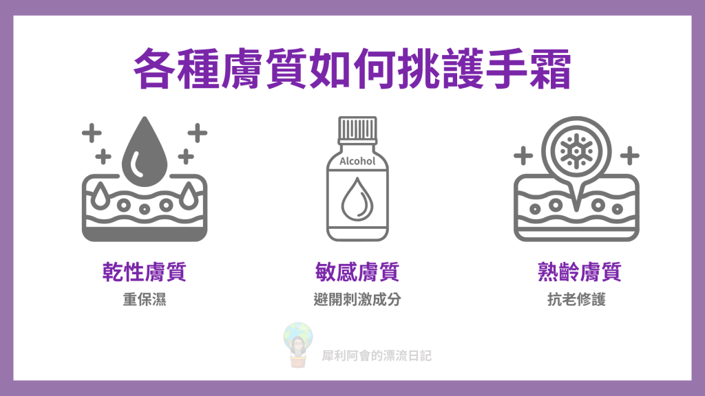 各種膚質如何挑選護手霜